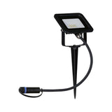 Plug & Shine LED Gartenstrahler Fluter IP65 Schwarz