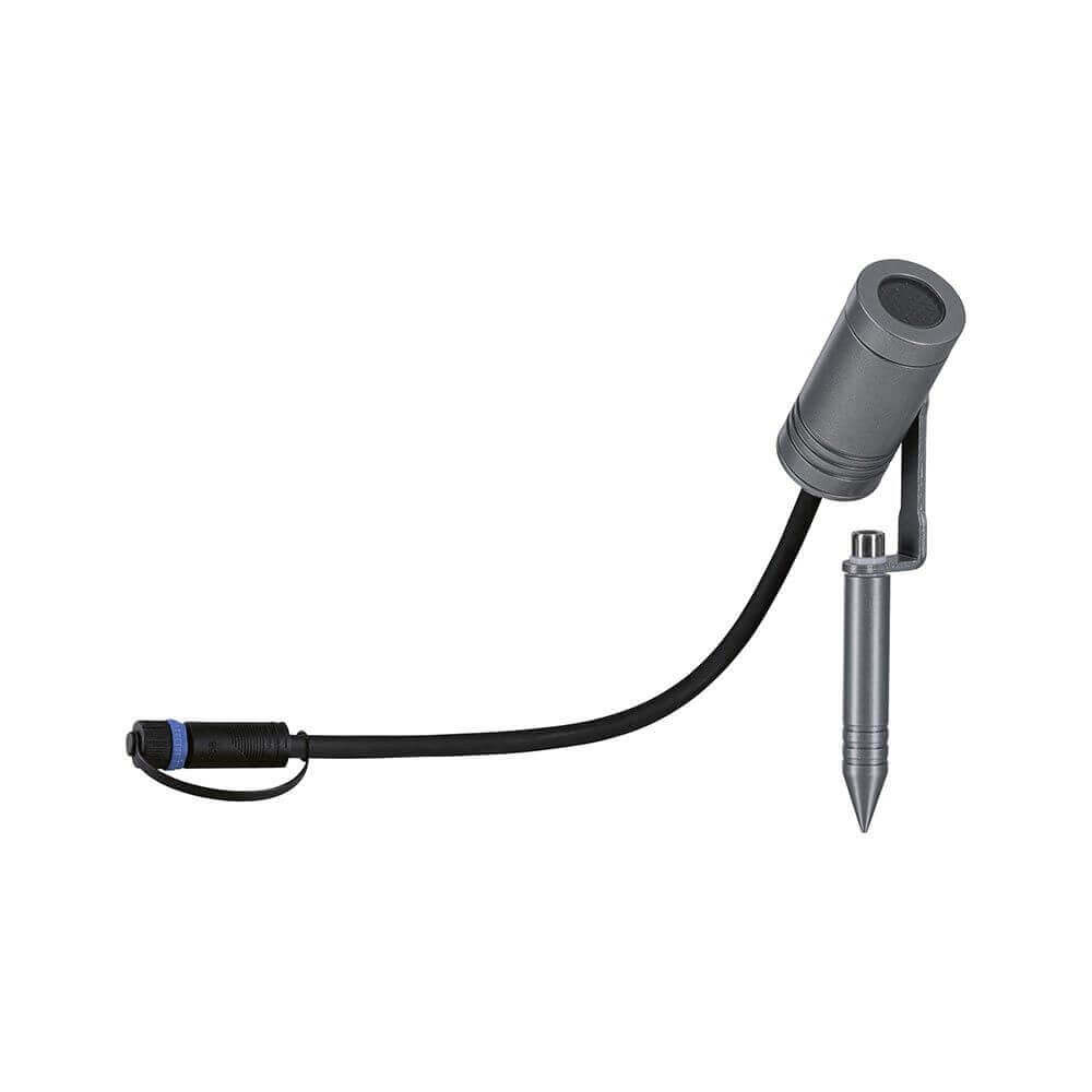 Plug & Shine LED Gartenstrahler Radix IP65 Grau