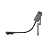 Plug & Shine LED Gartenstrahler Radix in Grau mit wetterbeständigem Design und flexibler Lichtausrichtung.