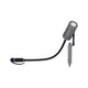Plug & Shine LED Gartenstrahler Radix IP65 Grau für warme Lichtakzente im Garten.