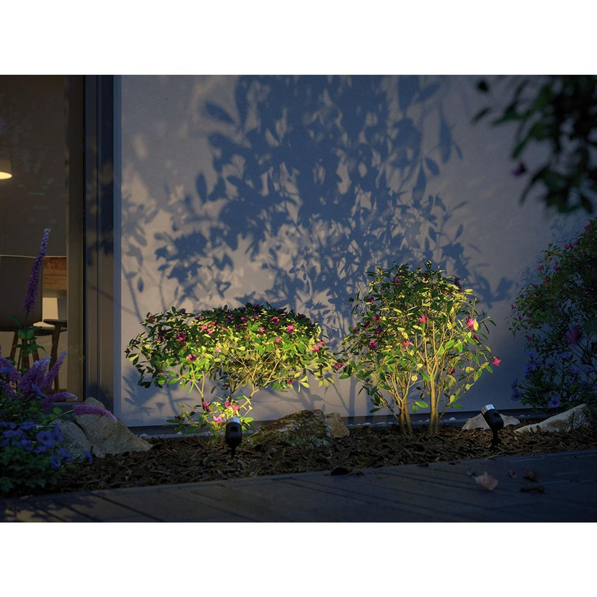 Plug & Shine LED Gartenstrahler Smart Home Zigbee Basis-Set