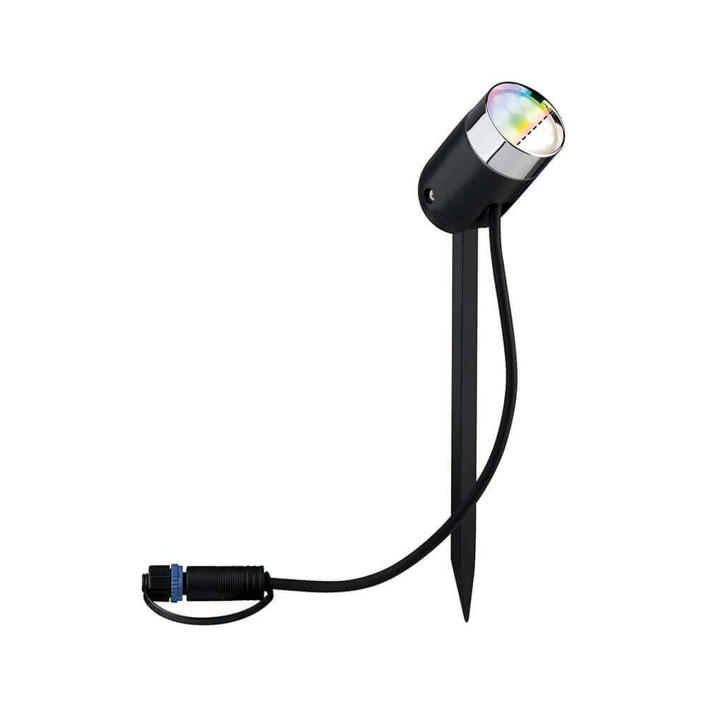 Plug & Shine LED Gartenstrahler Smart Home Zigbee Anthrazit IP65