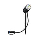 Plug & Shine LED Gartenstrahler Smart Home Zigbee Anthrazit IP65 mit RGBW-Farbwechsel und Erdspieß.