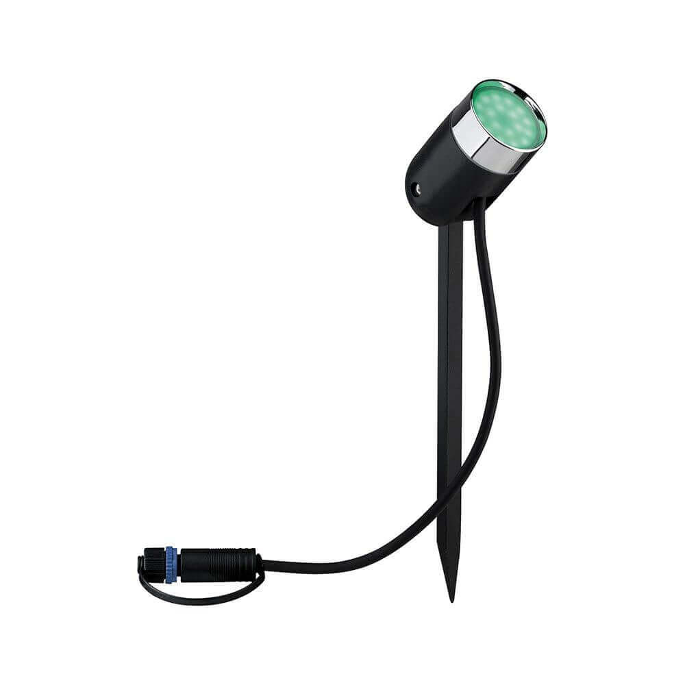 Plug & Shine LED Gartenstrahler Smart Home Zigbee Anthrazit IP65