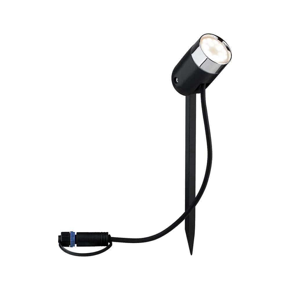 Plug & Shine LED Gartenstrahler Smart Home Zigbee Anthrazit IP65