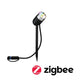 Plug & Shine LED Gartenstrahler Smart Home Zigbee Anthrazit IP65 mit RGBW-Farbwechsel für Gärten.