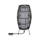 Plug & Shine LED Lichtobjekt Basket Rattan im Rattan Look für stimmungsvolles Licht im Garten