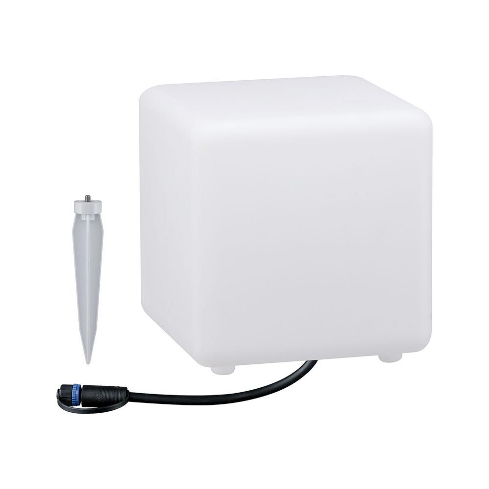 Plug & Shine LED Lichtobjekt Cube Smart Home Zigbee IP65 Weiß