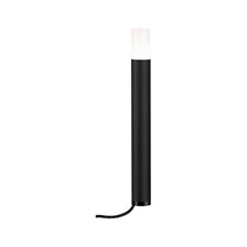 Plug & Shine LED Pollerleuchte Flarea Metall IP65, 400 mm, warmweiße Wegbeleuchtung für Gehwege und Einfahrten