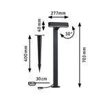 Plug & Shine LED Pollerleuchte Ito Horizontale Ausrichtung IP65