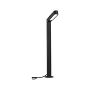 Plug & Shine LED Pollerleuchte Ito Vertikale Ausführung IP65, moderne Gartenleuchte in Schwarz