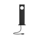 Plug & Shine LED Pollerleuchte Ivo IP65 Grau mit modernem Design und sicherem Anschlusskabel.