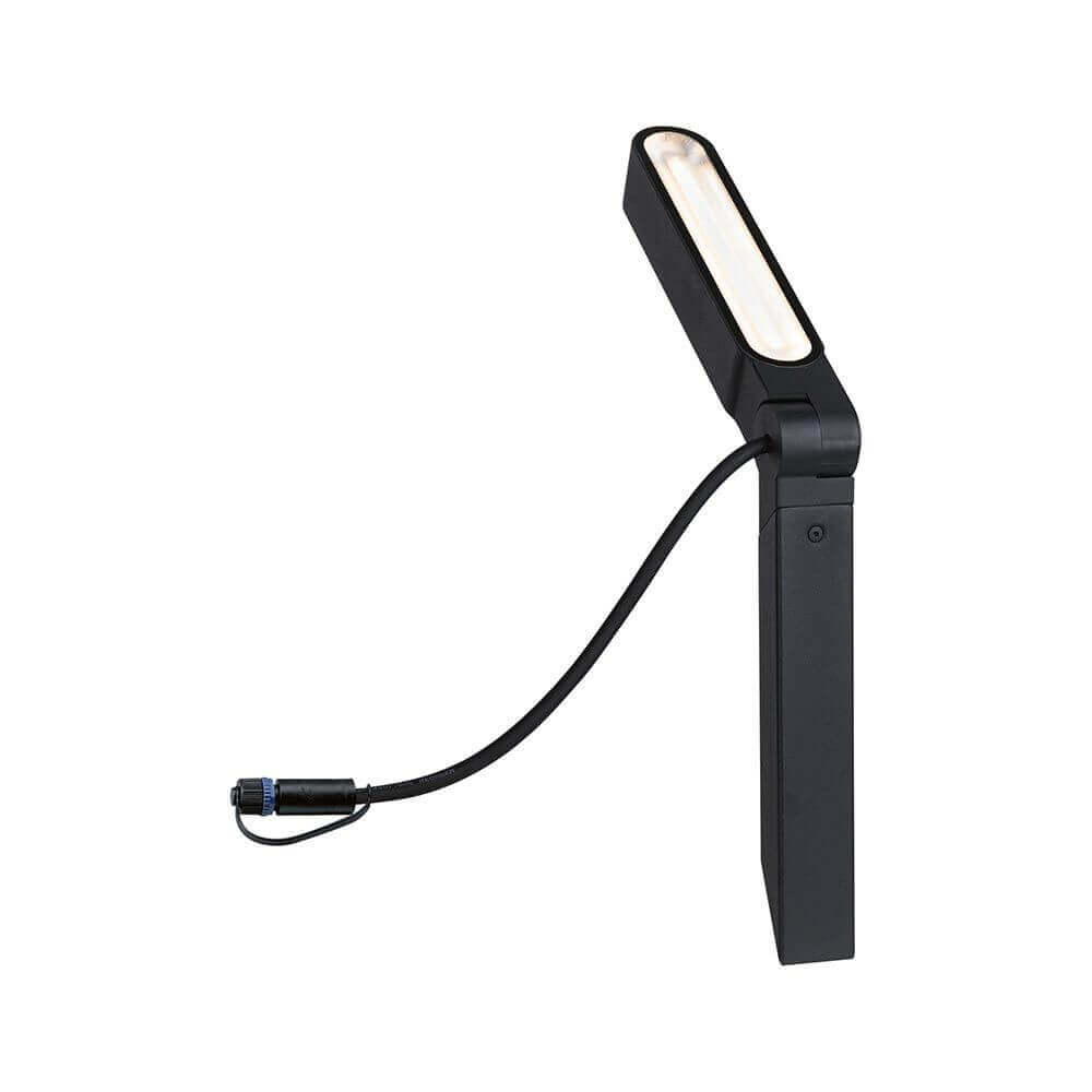 Plug & Shine LED single spotlight Ito Anthracite IP65