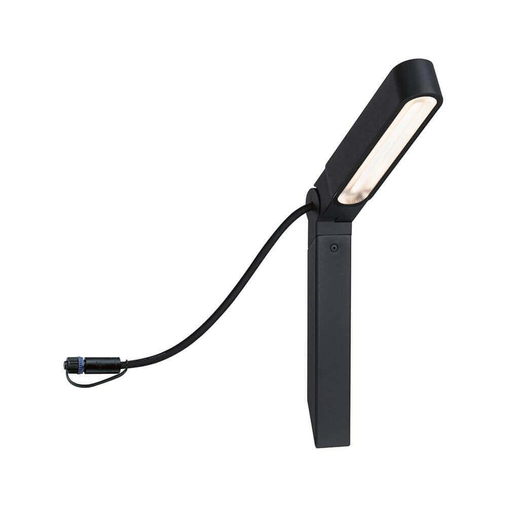 Plug & Shine LED single spotlight Ito Anthracite IP65