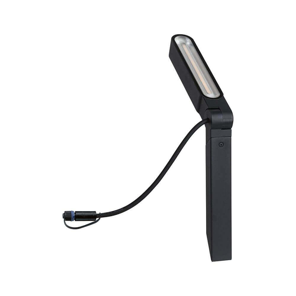 Plug & Shine LED single spotlight Ito Anthracite IP65