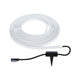 Plug & Shine LED Strip in Weiß, 10 Meter lang, wetterfest für Smart Home Beleuchtung.