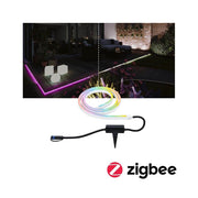 Plug & Shine LED Strip 200cm Smart Home Zigbee Smooth IP67 Weiß für wetterfeste RGB-Beleuchtung