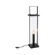 Plug & Shine Classic Laternen Stehleuchte Anthrazit, 56 cm, eleganter Look für Terrasse und Balkon, IP44, LED inklusive.