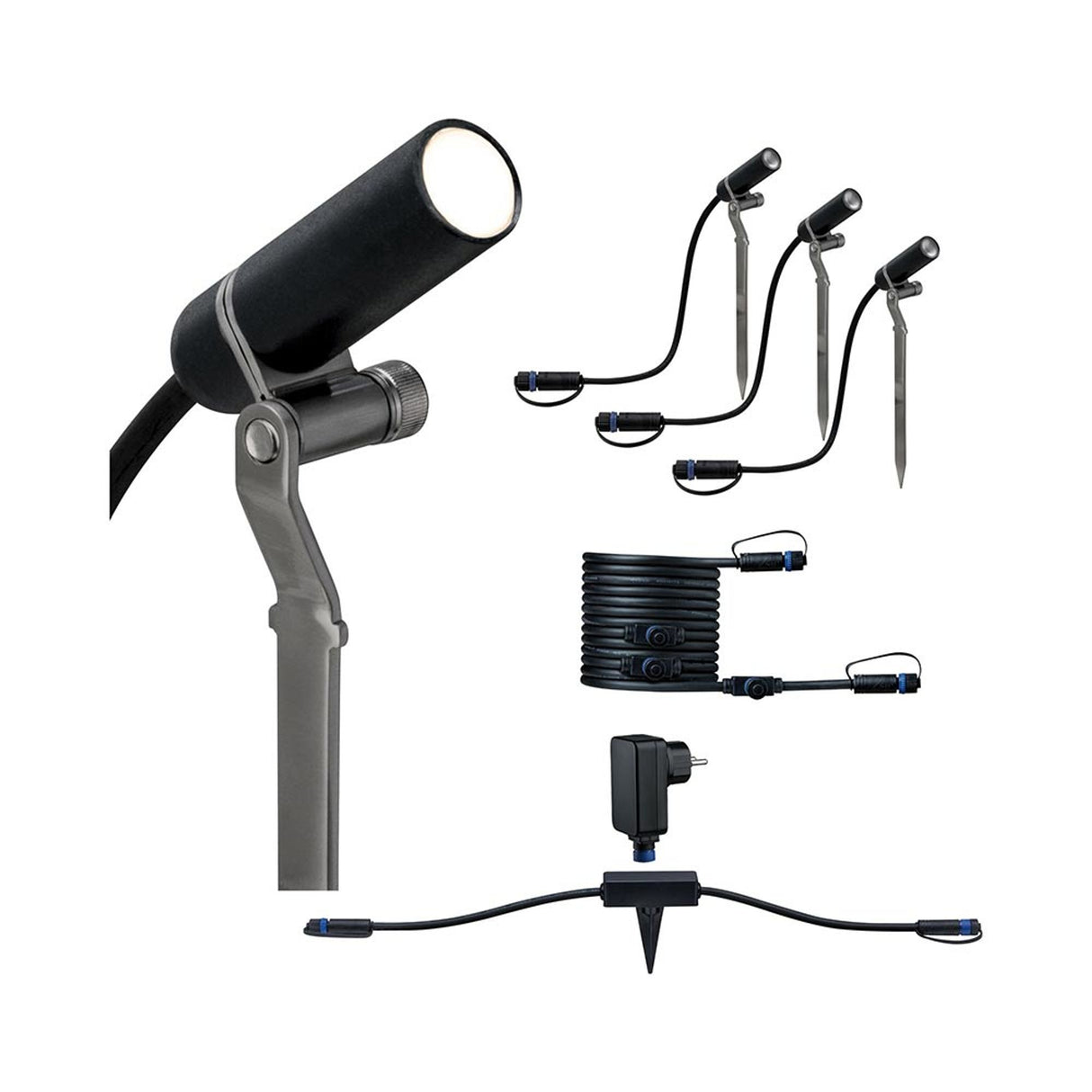Plug & Shine Smart 3 Outdoor Steckleuchten Bündel Plantini