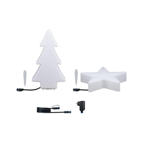Guirlande de Noël Plug & Shine arbre & étoile 
