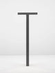 Poet LED Außenwegeleuchte T-Form 3000K Anthrazit IP65, moderne Außenbeleuchtung aus Aluminium.