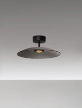 Polifemo LED Deckenleuchte Ø 40 cm in Schwarz mit elegantem Design und 12-W-Lichtquelle von Nova Luce.