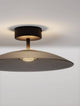 Polifemo LED Deckenleuchte Ø 40cm Up & Down 3000K in elegantem Design aus Metall und Glas.