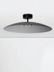 Polifemo LED Deckenleuchte Ø 60cm Up & Down 3000K in modernem, eleganten Design mit schwarzem Metallfinish.
