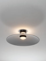 Moderne Polifemo LED Deckenleuchte Ø 60cm aus Metall und Glas, elegant und funktional, für zentrale Beleuchtung.