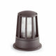 Moderne Sockelleuchte SURAT IP54 Dunkelgrau in stilvollem Design, ideal für Außenbereiche und Gartendekoration.