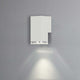 Pollux Außen Wandleuchte IP44 in Weiß, moderne und elegante Wandbeleuchtung für den Außenbereich.