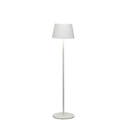 Pomezia LED RGB lampadaire d’extérieur IP54 en blanc, dimmable et avec hauteur réglable.