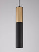 Pongo Pendelleuchte Cover Unten Ø 5,6cm Schwarz, Gold mit eleganter Kombination aus Gold und Schwarz.