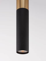 Pongo Pendelleuchte Cover Unten Ø 5,6cm Schwarz, Gold