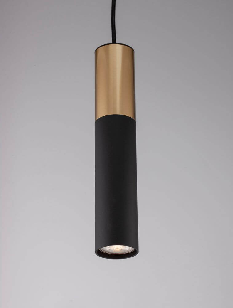 Pongo Pendelleuchte Cover Unten Ø 5,6cm Schwarz, Gold
