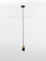 Pongo Pendelleuchte Cover Unten Ø 5,6cm Schwarz, Gold