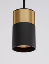 Pongo Pendelleuchte Cover Unten Ø 5,6cm Schwarz, Gold