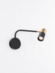 Pongo Wandleuchte Schwarz, Gold mit elegantem Design und harmonischer Farbkombination.