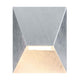Pontio Außenwandlampe IP54 in geometrischem Design aus lackiertem Aluminium mit einzigartigem Lampenschirm.