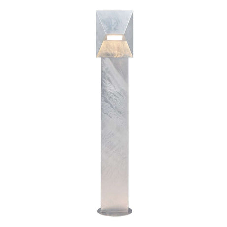 Pontio Pollerleuchte mit elegantem, geometrischen Design aus lackiertem Aluminium.