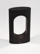 Portal LED Außensockelleuchte 3000K Schwarz IP54, modernes Design für Garten und Terrasse, aus Acryl und Aluminium