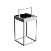 Portofino LED Solar Bodenleuchte IP54 in Weiß, dimmbar mit Dämmerungssensor - elegantes Design für Outdoor.