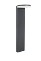 Alt Tag: Posen LED Außenwegeleuchte 3000K Anthrazit IP54 moderner anthrazitfarbener Poller mit 10W LED, 744lm, warmweiß, ideal für Einfahrt und Terrasse