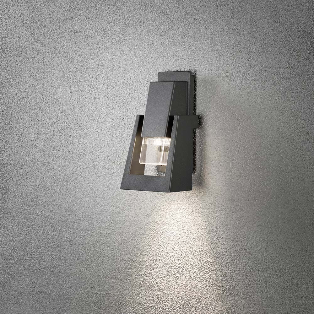 Lampada da parete esterna di Potenza antracite IP54