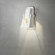 Potenza LED Außen Wandlampe IP54 an einer Wand, strahlend mit High-Power LED.