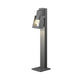 Potenza LED Pollerleuchte aus Metall mit H-Power LED für stilvolle Außenbeleuchtung.