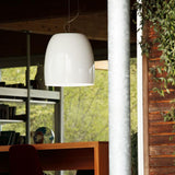 Glass Lamp Pendant Notte S5 White