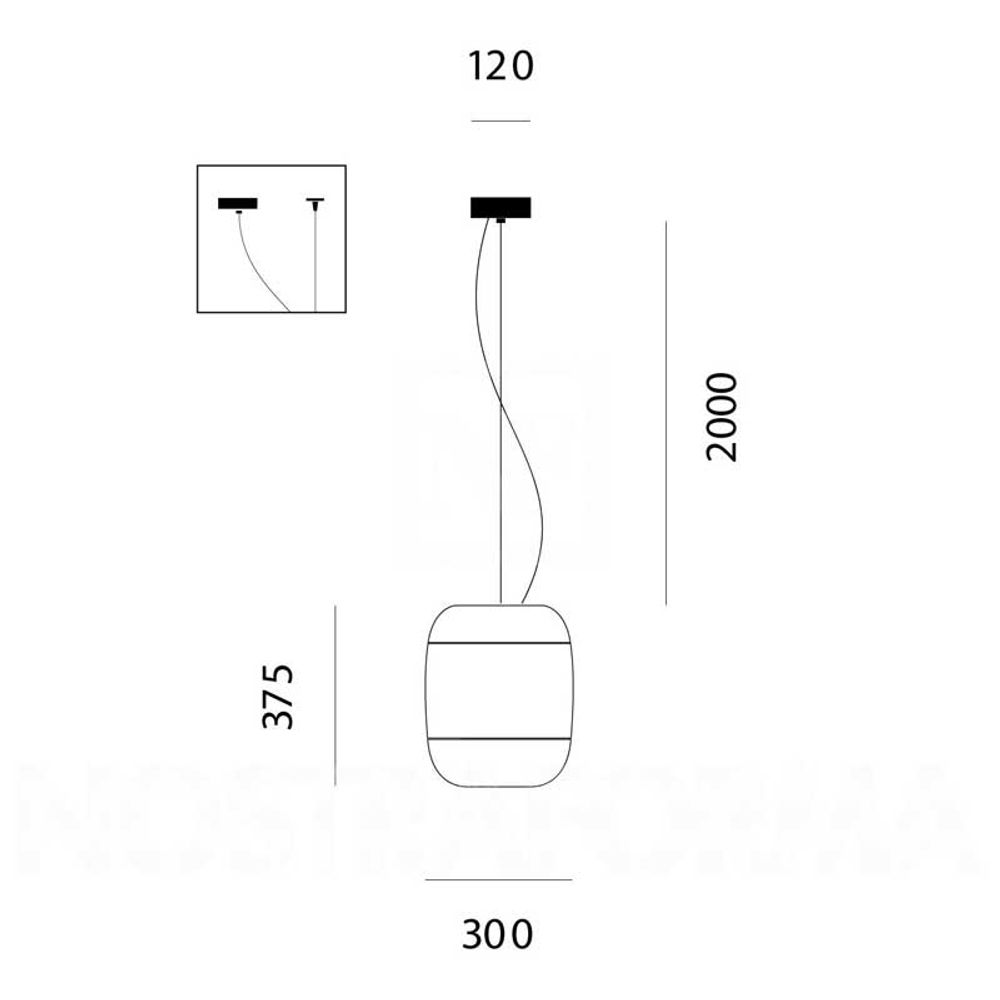 En verre de lampe suspendue en cuivre