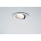Premium EBL Nova IP65 schwenkb max 1x35W GU10 GU5,3 Weiß-Chrom Einbaustrahler
