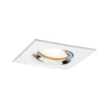 Premium EBL Set Nova IP65 eck LED 1x7W GU10 Ws matt-Chrom Alu Zi